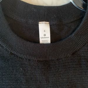 Black wool long sleeve